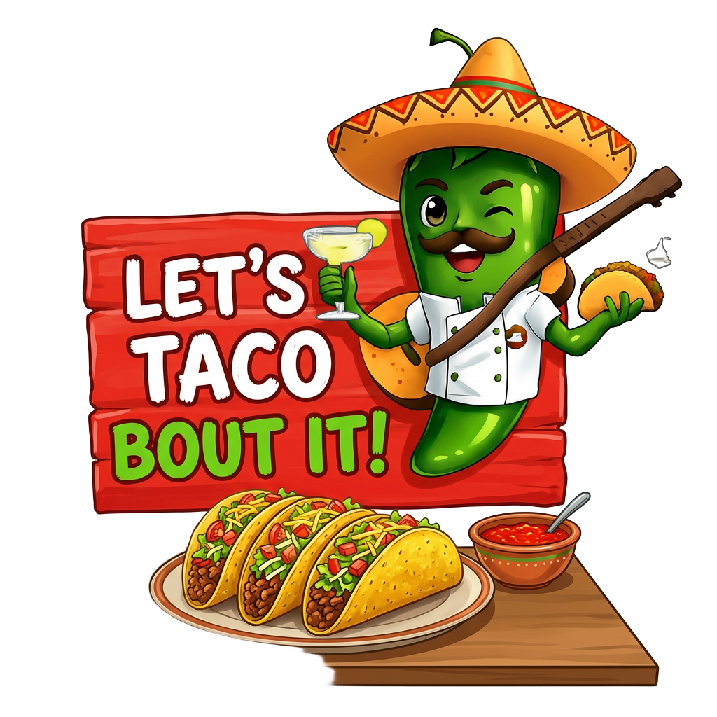 Let's taco bout it mascot